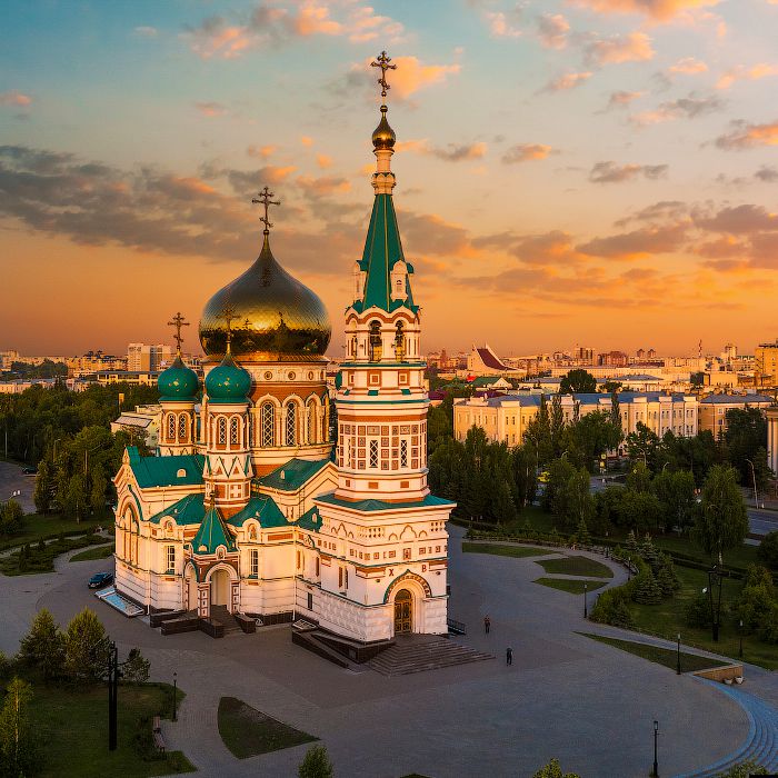 Маршрут Омск - Аэропорт Омск