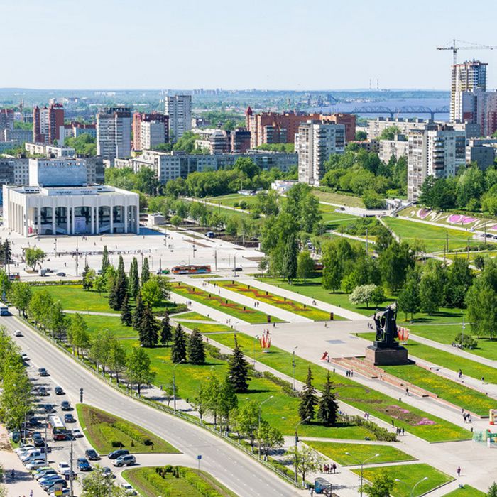 Маршрут Пермь - Аэропорт Большое Савино