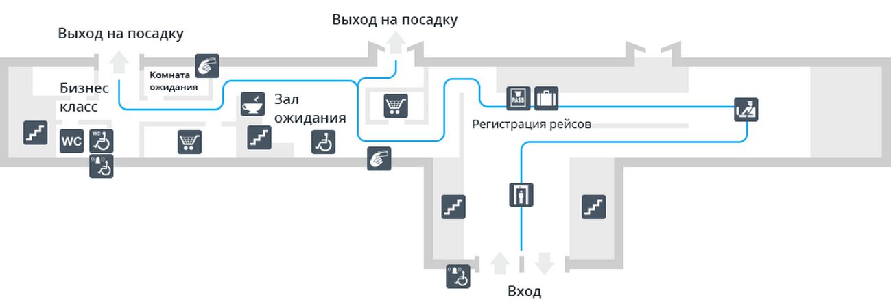 схема аэропорта Чита